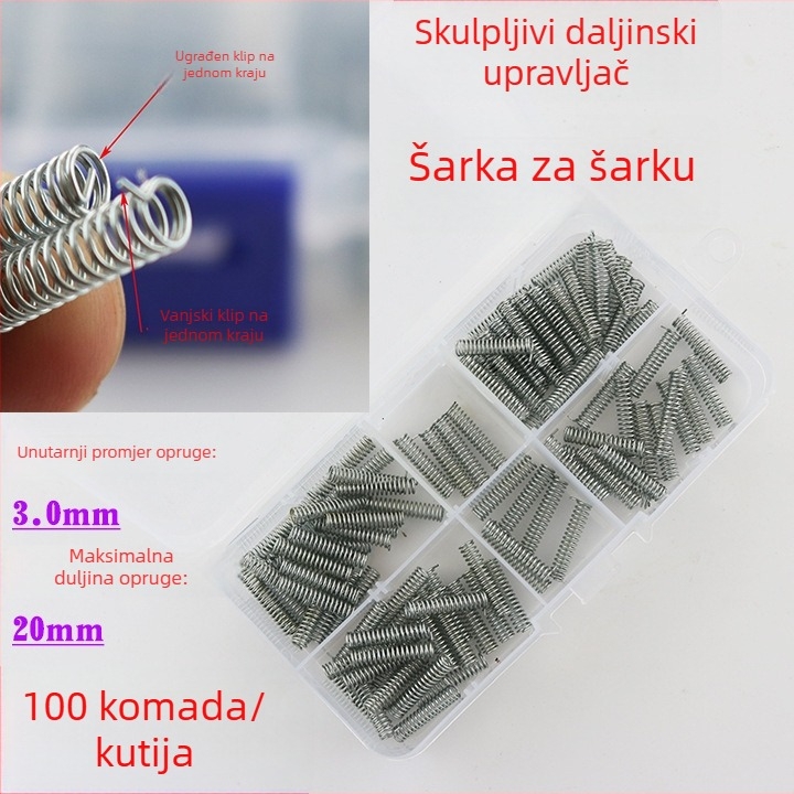 Fiksacijski pin za sklopivi ključ automobila – Nehrđajući čelik, Šarka, Model: Fixing pin, Za automobil