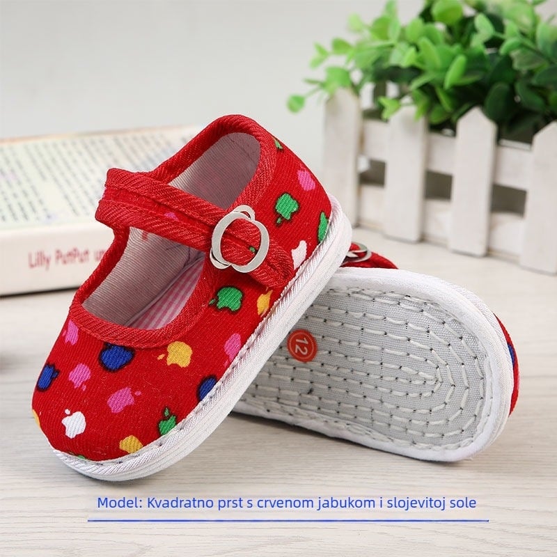 Dječje platnene cipele, kineskog stila, gornji dio od pamuka, prozračne, 12–36 mjeseci