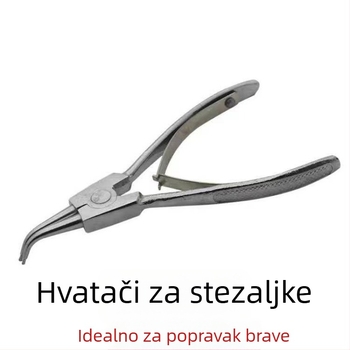Kvaka za vrata spavaće sobe s protivkrađnim zaključavanjem, model 1, moderni minimalistički stil, uz pribor