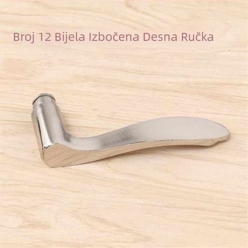 Kvaka za vrata spavaće sobe s protivkrađnim zaključavanjem, model 1, moderni minimalistički stil, uz pribor