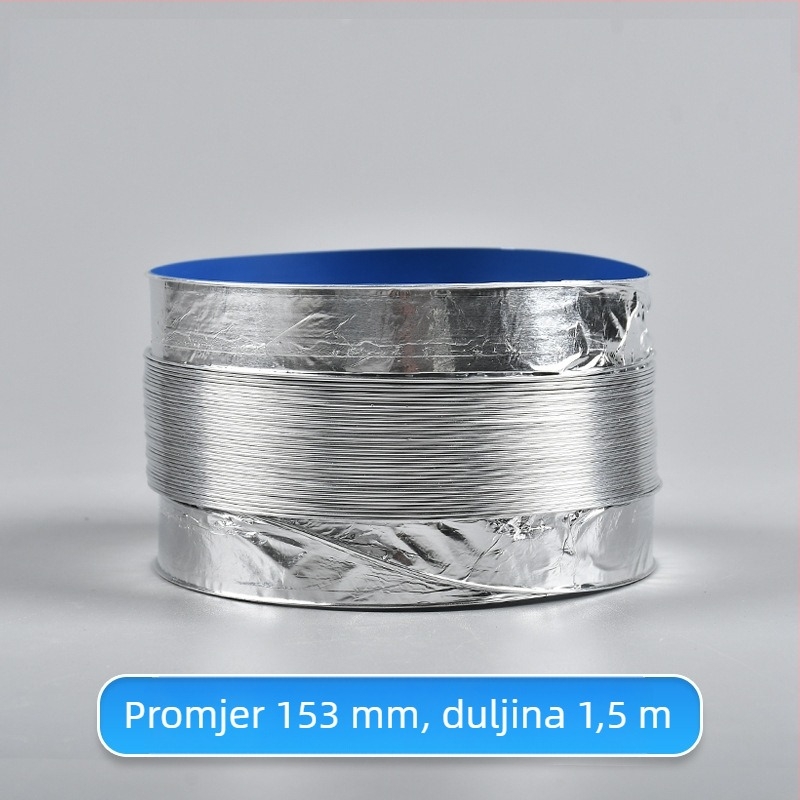 Teleskopska dvostruka cijev za ventilaciju s aluminijskim folijom za kuhinju i kupaonu