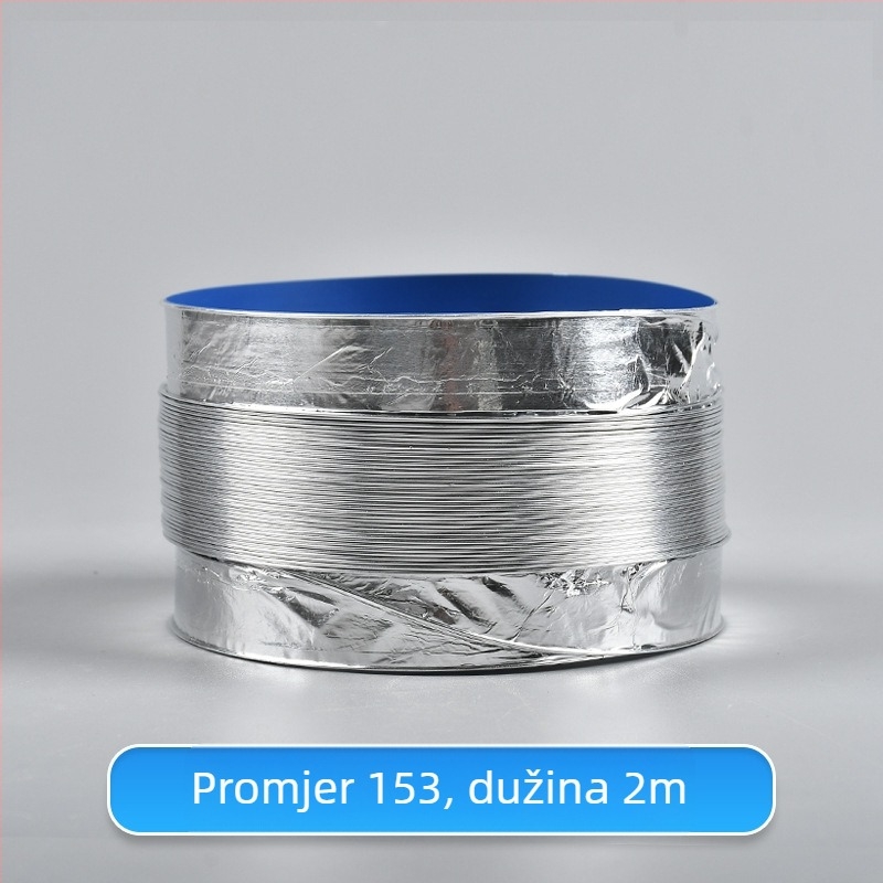 Teleskopska dvostruka cijev za ventilaciju s aluminijskim folijom za kuhinju i kupaonu