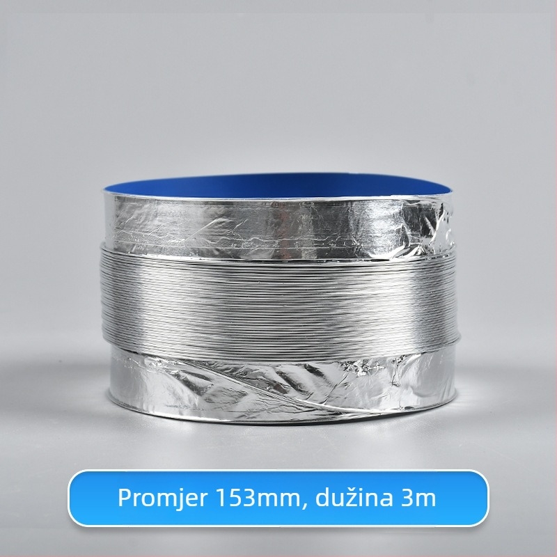 Teleskopska dvostruka cijev za ventilaciju s aluminijskim folijom za kuhinju i kupaonu