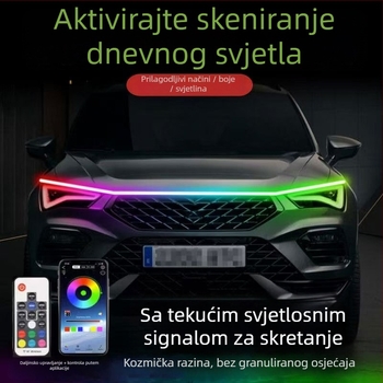 Univerzalne dnevne svjetla za kapu motora | Model: Universal hood daytime running lights; Kompatibilnost: Universal; Usklađenost: originalna tvornica; Marka: Not yingman