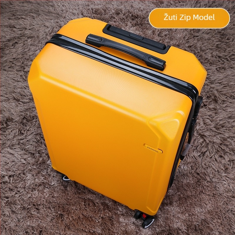 Putni kofer na kotačićima s USB sučeljem i zaštitom od krađe, odvojivi univerzalni kotači, otvaranje aluminijskim okvirom, lokot, težina 2,5 kg