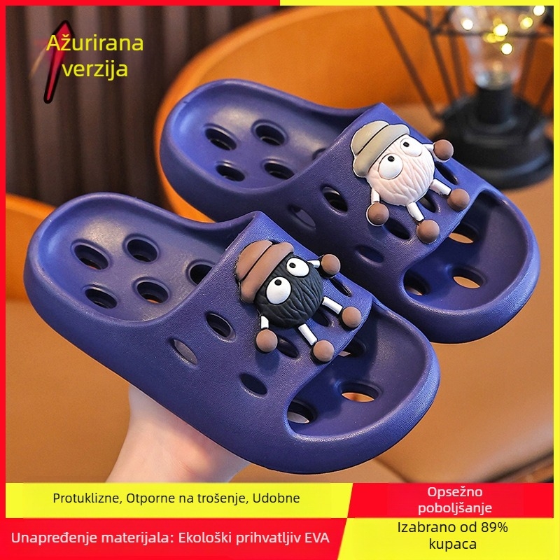 Dječje EVA papuče za kupanje – brzo sušenje, protuklizna podloga, prozraćeni šuplji dizajn, unisex, papuče za roditelje i dijete