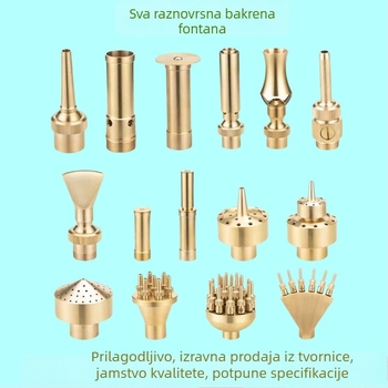 Bakrena fontanska mlaznica za ribnjake, dvorišta i parkove — Morning Beauty