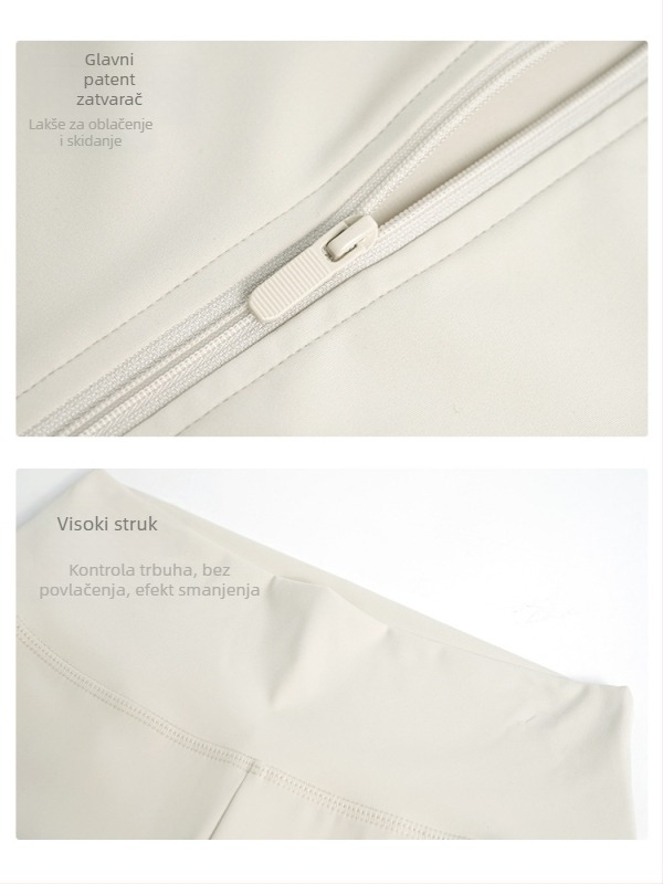 Set za moderan plesni odjev: dugi rukav top s visokom elastičnošću, baletna trenirka jakna i gimnastički leotard; za zimu, proljeće i jesen; odrasle žene; poliester/nylon tkanina; podstava Modal s 22% elastana