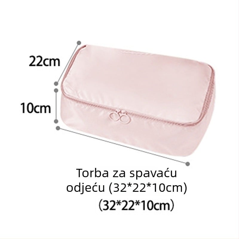 Putni organizator za odlaganje odjeće, prijenosna torba za prtljagu, proširiva, vodootporna, velika kapaciteta, sedmeročlani set