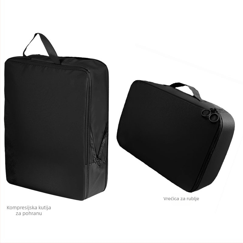 Putni organizator za odlaganje odjeće, prijenosna torba za prtljagu, proširiva, vodootporna, velika kapaciteta, sedmeročlani set