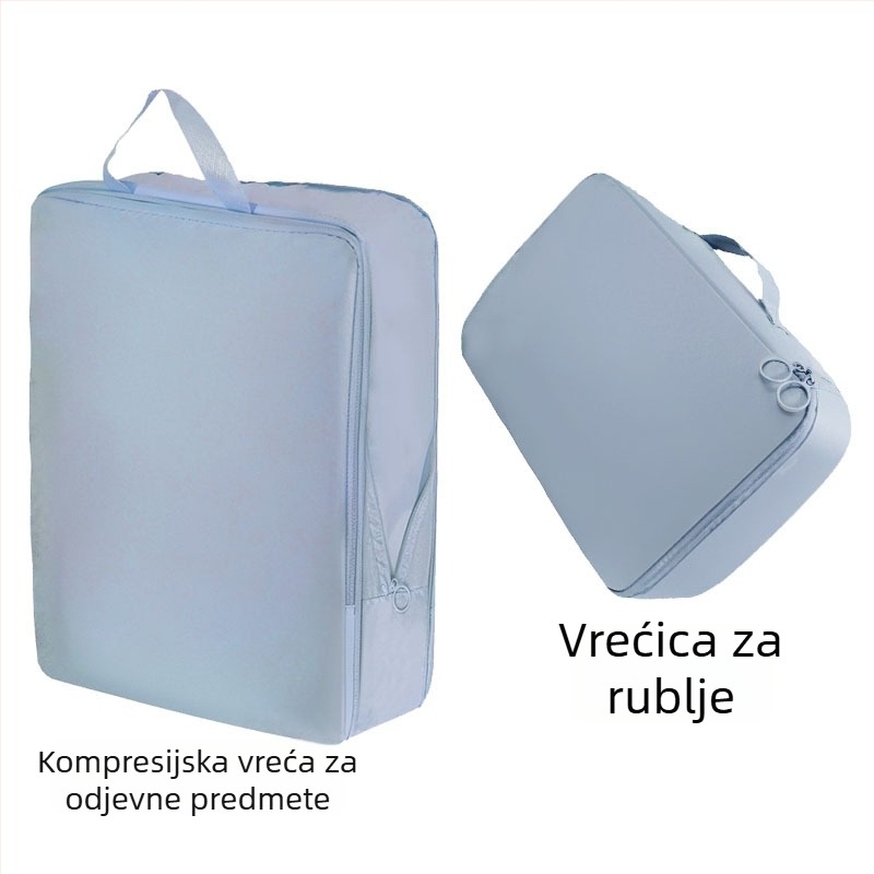 Putni organizator za odlaganje odjeće, prijenosna torba za prtljagu, proširiva, vodootporna, velika kapaciteta, sedmeročlani set