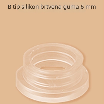 Set brtvila za tuš ventil, 6 kom., gumeni prstenovi, za hladnu i toplu vodu, moderni minimalistički stil