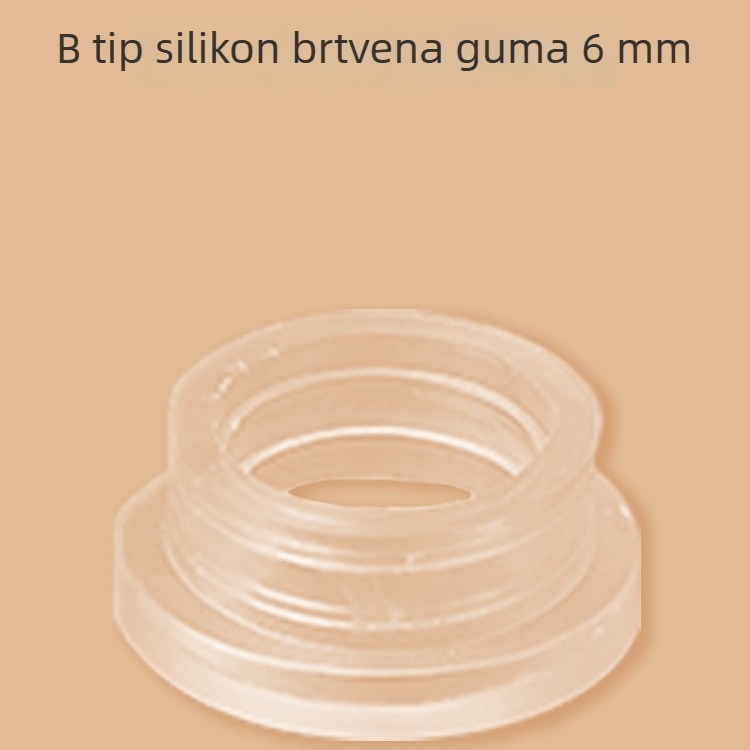 Set brtvila za tuš ventil, 6 kom., gumeni prstenovi, za hladnu i toplu vodu, moderni minimalistički stil