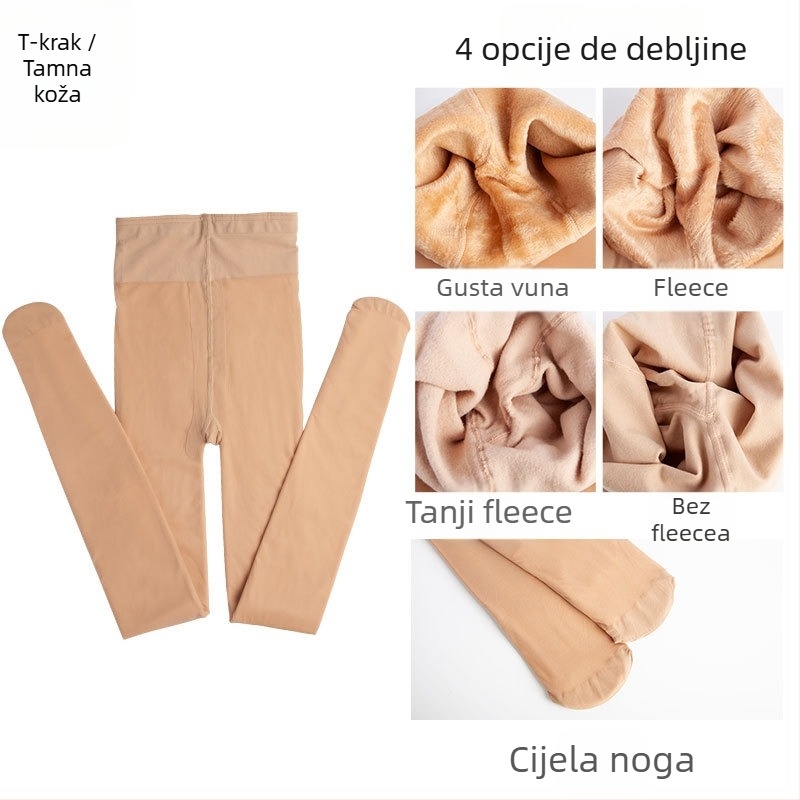 Najlon čarape s jedinstvenim uzorkom, bikini predu, debeli, seksi stil