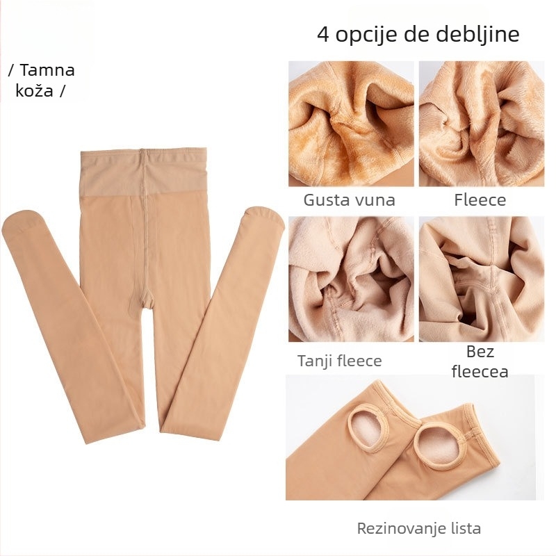 Najlon čarape s jedinstvenim uzorkom, bikini predu, debeli, seksi stil