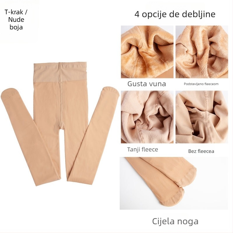 Najlon čarape s jedinstvenim uzorkom, bikini predu, debeli, seksi stil