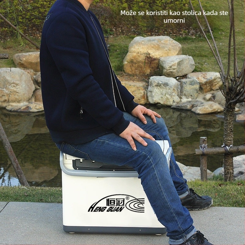 Hengguan izolirana kutija za ribolov 28L/30L/35L, prijenosna hladnjaka za vanjski ribolov 010