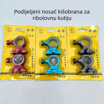 Stalak od aluminijskog legura za kutiju za ribolov, umetni tip