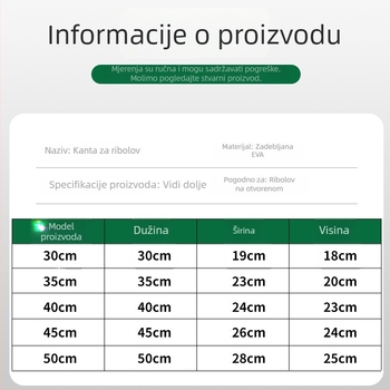 Sklopiva EVA kutija za ribolov, kapacitet 9-12 L, prijenosna posuda za živu ribu, čvrsta posuda za vodu, oprema za ribolov
