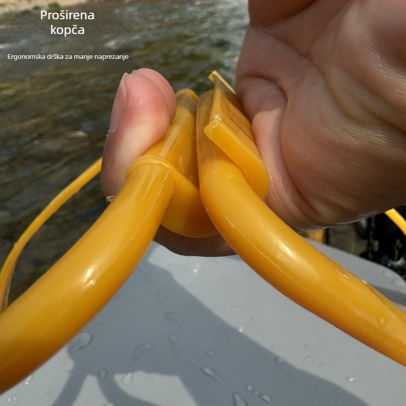 Kutija za ribolov s odjelom suho/mokro, kanta za žive ribe s umetkom za štap, sjedalo, čvrsta kutija za ribolov uz rijeku