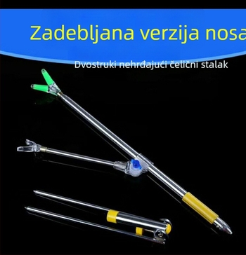 Stalak od nehrđajućeg čelika za štapove, s ugradbenom zemljanom bazom, ribolovna stolica i kutija za opremu
