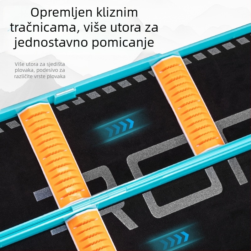 Rong Yu Prijenosna Kutija Velike Kapacitete za Plovke, Višestruka Kutija za Pohranu Plovka, Prošireni Široki Dizajn za Ribarstvo
