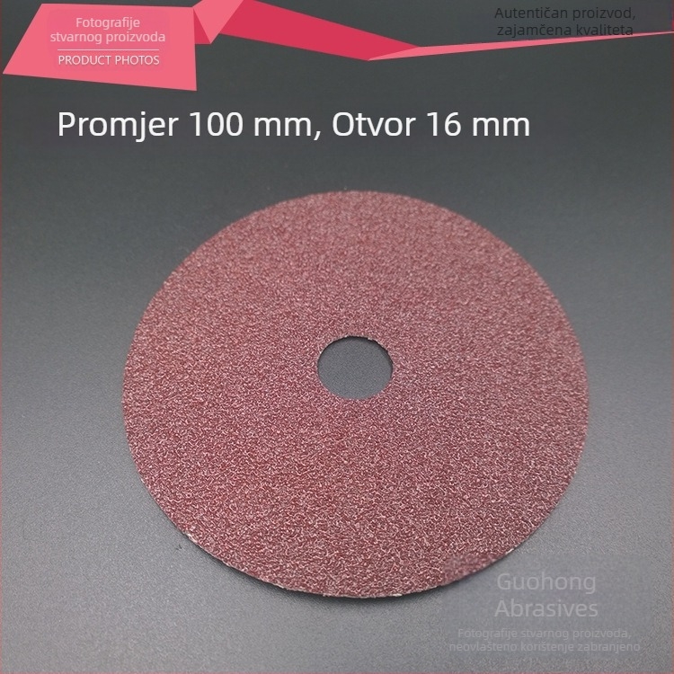 4 inčni metalni diskovi za kutnu brusilicu, abrazivni papir diski, promjer 100 mm