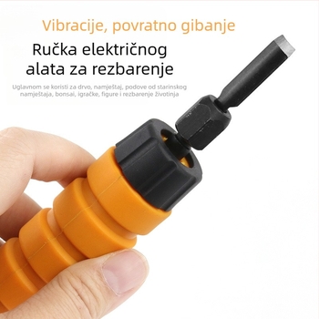 Električni set za drvorez s dlijetima i gravirnim nožem; uključuje stolni i viseći brusilicu