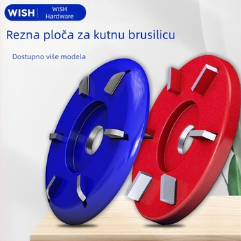 Set alata za drvorez s šestozubom dlijetom, šesterokutna dlijeta, nastavak za kutnu brusilicu, trostruki rezni disk za korijeninsko graviranje
