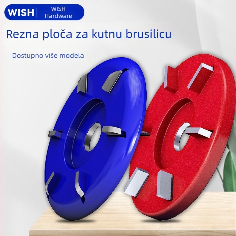 Set alata za drvorez s šestozubom dlijetom, šesterokutna dlijeta, nastavak za kutnu brusilicu, trostruki rezni disk za korijeninsko graviranje