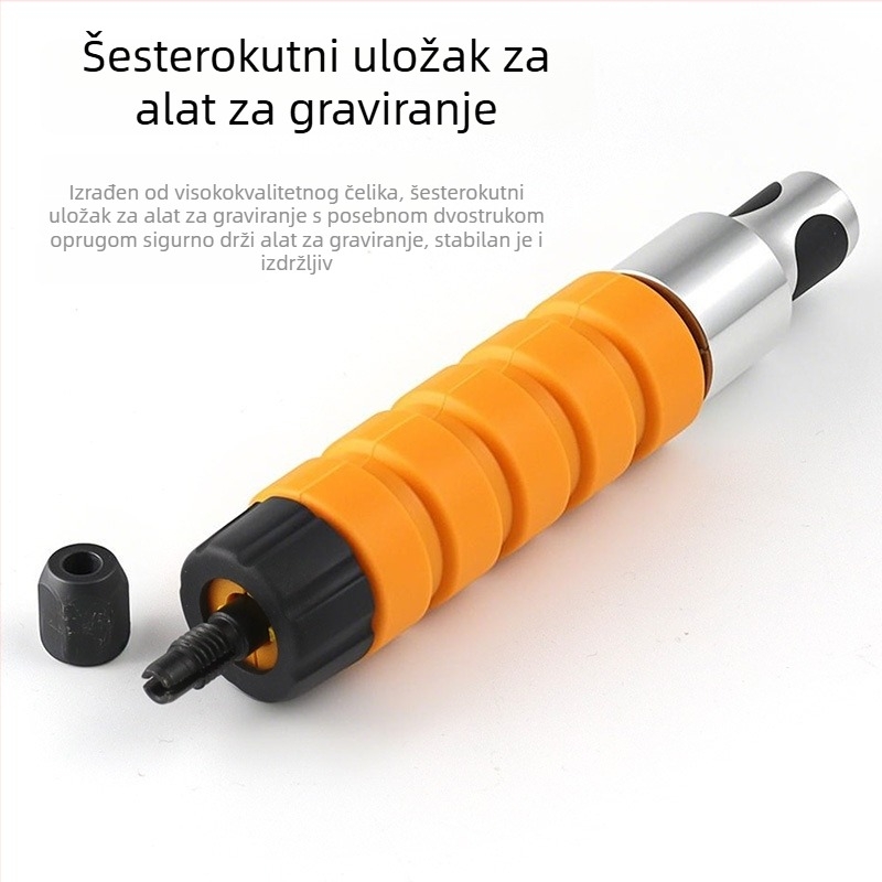 Set alata za drvorezbarenje – korijen i natpisi, s stolnom i visećom brusilicom