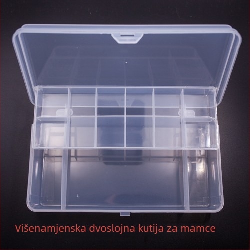 Dvostruka kutija za mamce i ribolovnu opremu
