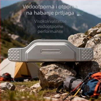 Višenamjenska torba za pohranu od ojačane legure, može se nositi na leđima ili u ruci, tvrdi kućište za ribolovnu opremu, prijenosna vanjska kutija i torba za štapove