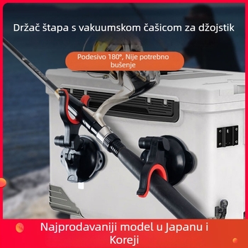Plastični višenamjenski prilagodljivi držač štapa s usisnom čašom