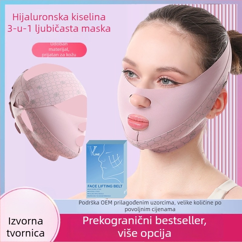 Nova noćna maska s hijaluronskom kiselinom: tri u jednom — fizičko podizanje lica, oblikovanje i zatezanje kontura lica, anti-gravitacijski učinak za nazolabijalne nabore