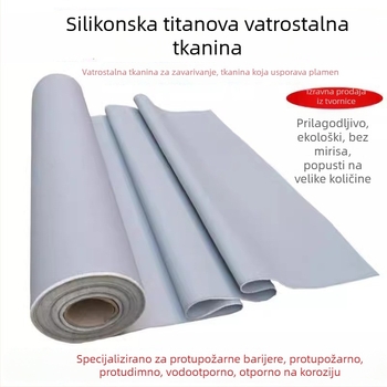 Vlaknasta staklena tkanina otporna na vatru s antikorozijskom zaštitom, za zaštitu opreme i kišnu platnu