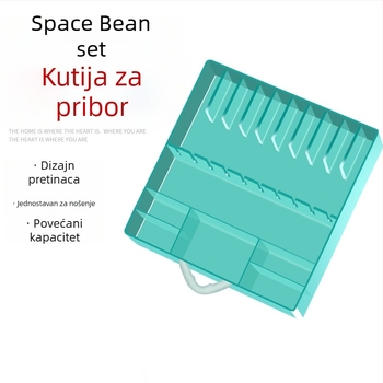 Space Beans set dodataka za ribolov – prijenosna kutija za pohranu, otporna na tlak, otporna na habanje, vodootporna, PP materijal