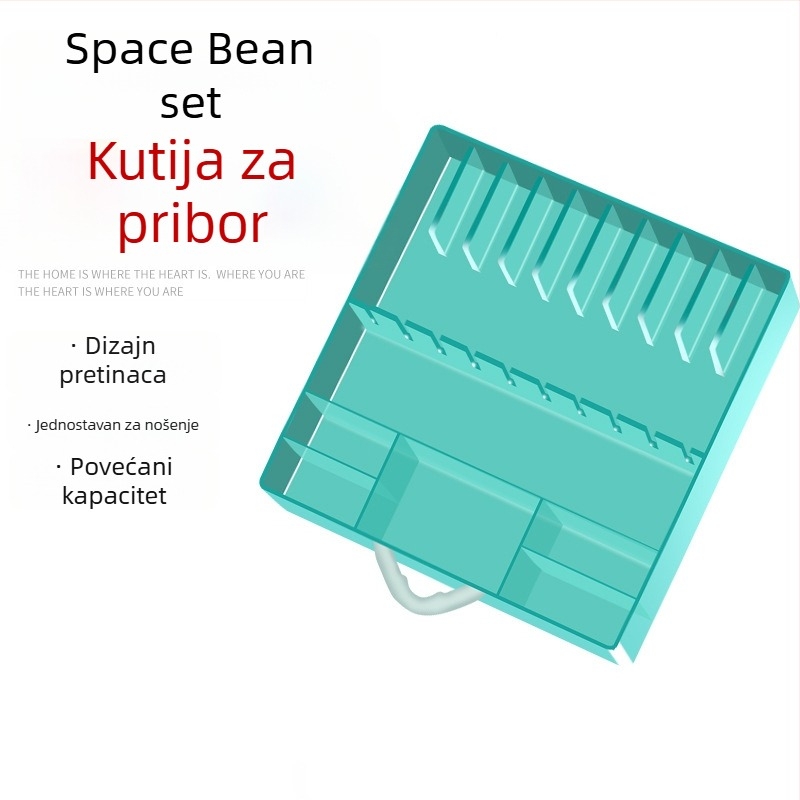 Space Beans set dodataka za ribolov – prijenosna kutija za pohranu, otporna na tlak, otporna na habanje, vodootporna, PP materijal
