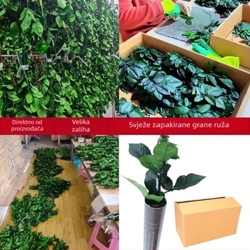 Vječne ružine grančice, duljine 60–70 cm, staklena kupola Mali princ, DIY materijal za aranžiranje cvijeća