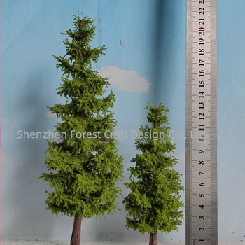Eight-Character Pine – Mini stablo za makete i mikropejzaže, plastična trava s velurom