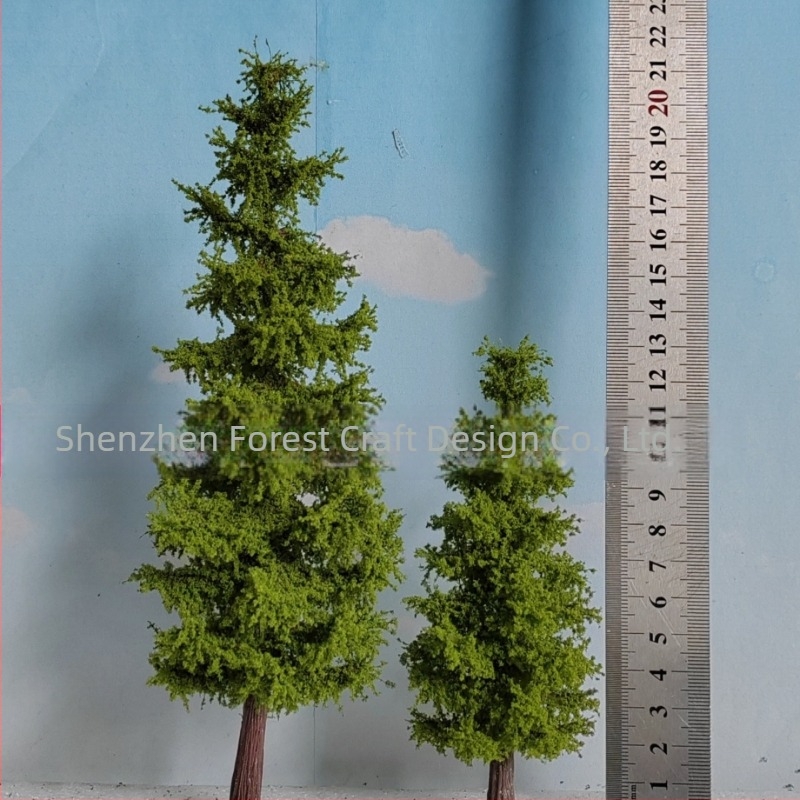 Eight-Character Pine – Mini stablo za makete i mikropejzaže, plastična trava s velurom