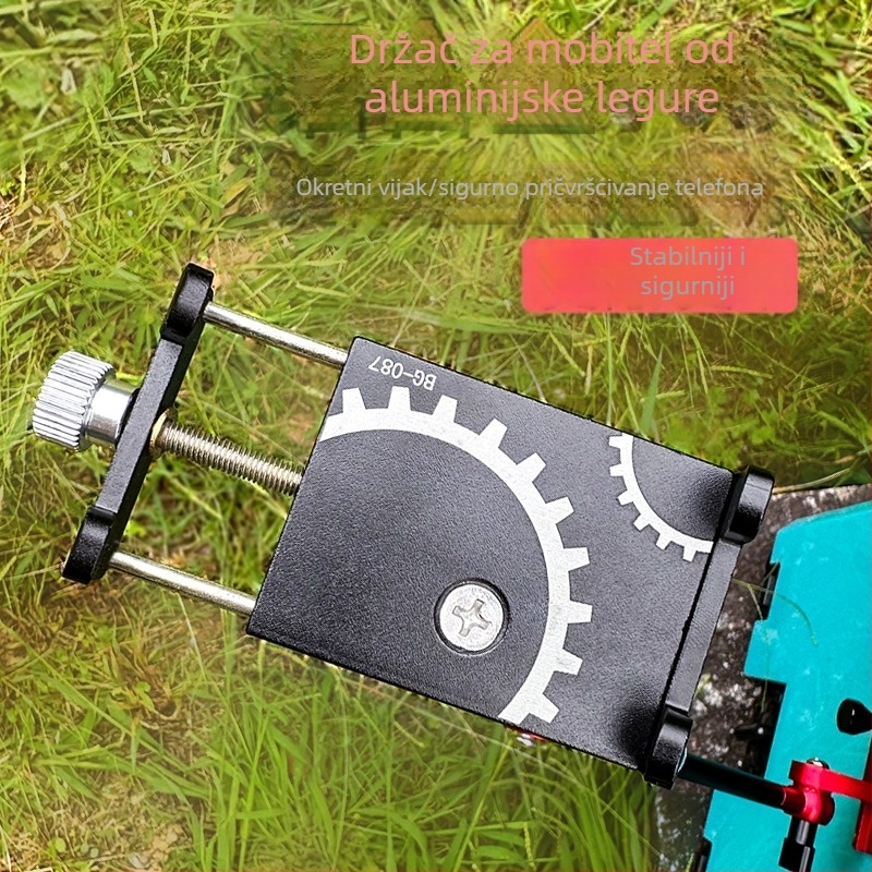 Vanjski držač telefona za ribolov sa stalkom lampe za noćni ribolov, sklopiva aluminijska kutija za ribolov i dodaci za stolicu za ribolov