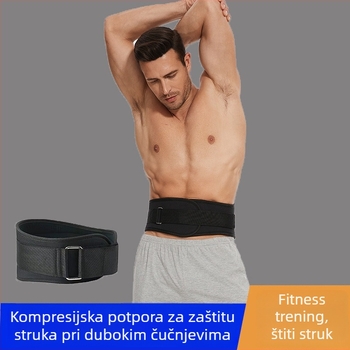 Prozračan pojas za struk za fitness, dizanje utega i planinarenje, podrška trbuhu i kompresijski pojas za trening