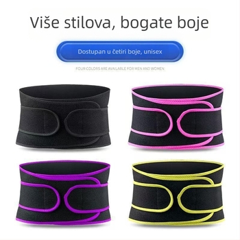Pojas za struk od prozračne mreže s dvostrukom kompresijom, za fitness i dizanje utega