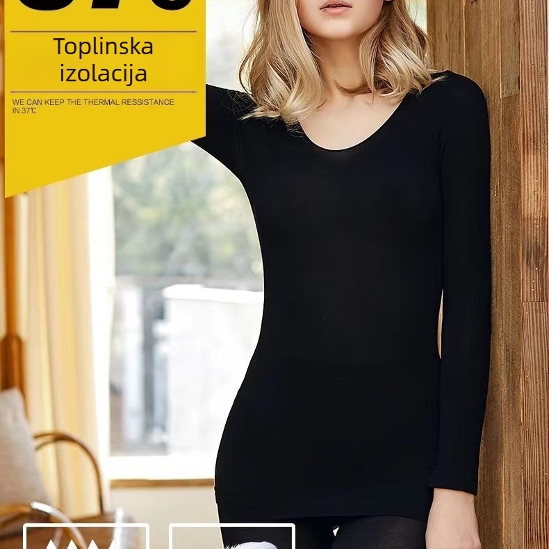 Unisex termo set donjeg i gornjeg rublja s konstantnom temperaturom 37°C, bezšavno grijanje, jesenski komplet za gornje i donje rublje