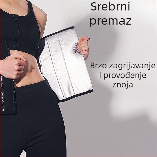 Ženski pojas za sagorijevanje masnoće u struku, oblikujući i fitness pojas, shapewear za znojenje, postpartum trbuh pojas s kopčom, za vanjsku upotrebu