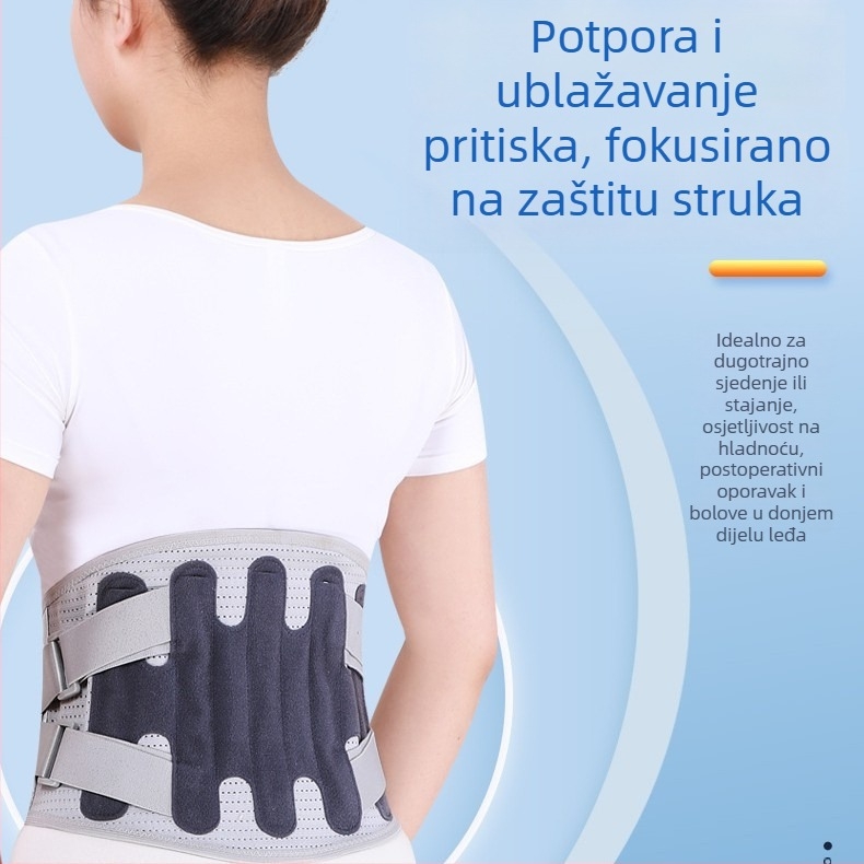 Unisex pojas podrške donjeg dijela leđa za sport, ekstra širok, podrška za abdomen i zaštita od hladnoće