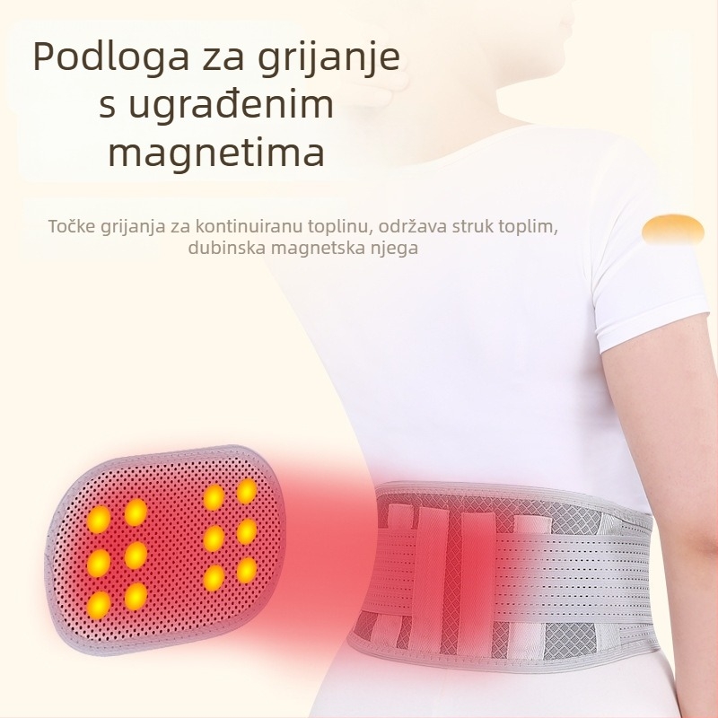 Grijani pojas za donji dio leđa s podrškom, samozagrijavajući, za muškarce i žene, bolovi u lumbalnom dijelu
