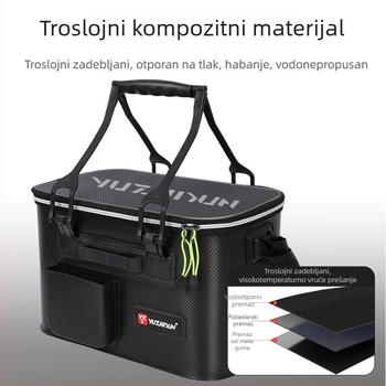 Kutija za ribolov velike kapacitete i EVA kanta otporna na padove za vanjski ribolov
