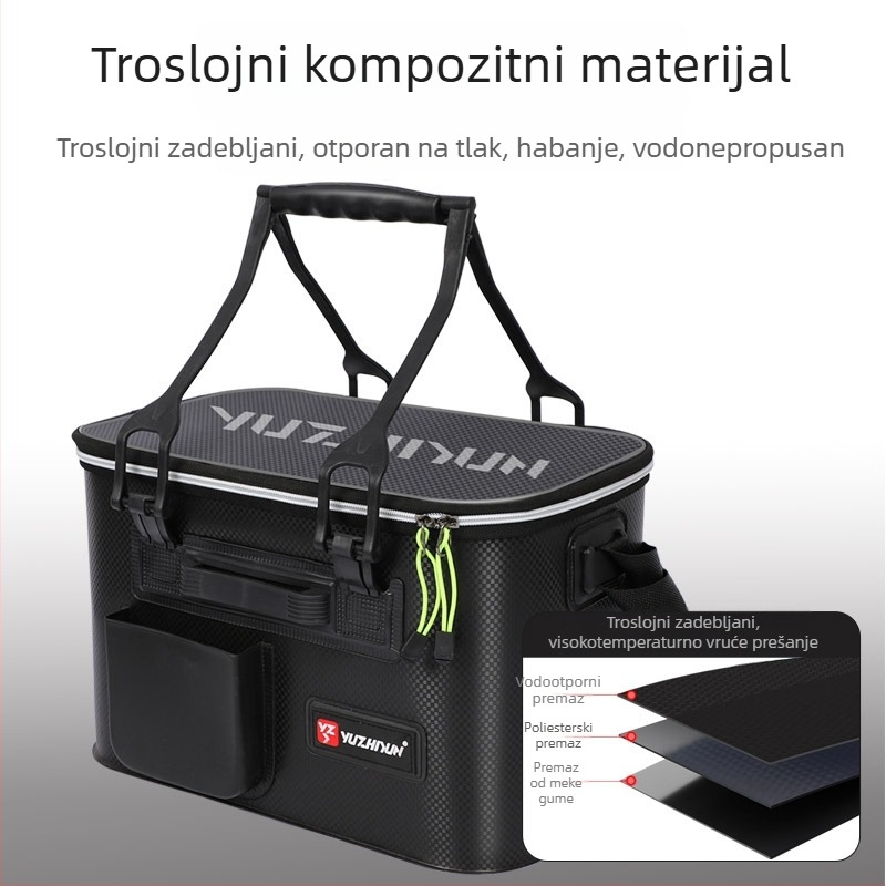 Kutija za ribolov velike kapacitete i EVA kanta otporna na padove za vanjski ribolov